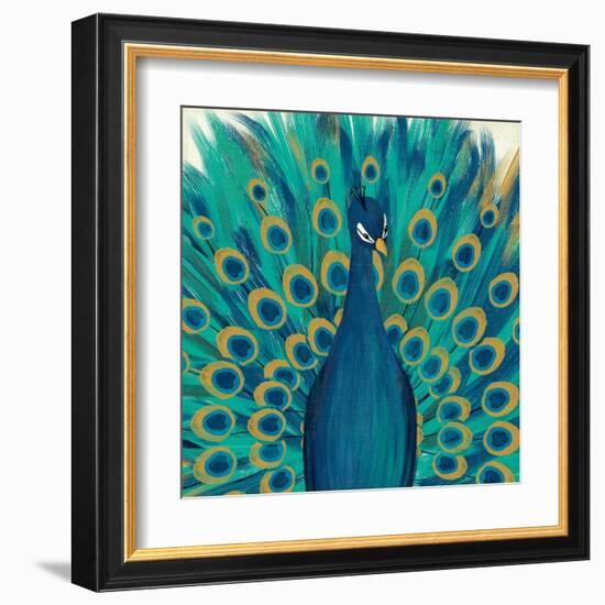 Proud as a Peacock I-Veronique Charron-Framed Art Print