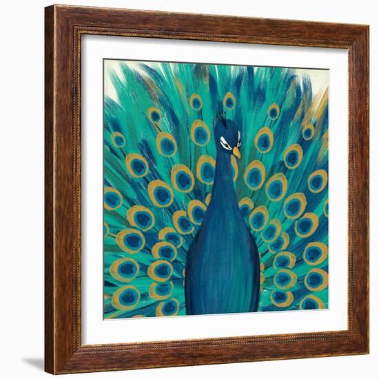 Proud as a Peacock I-Veronique Charron-Framed Art Print