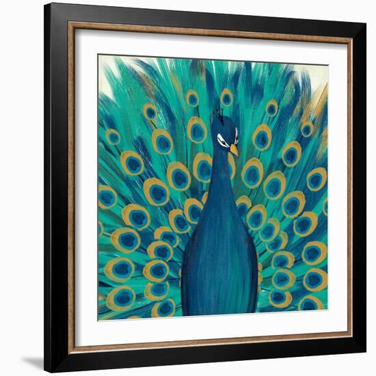 Proud as a Peacock I-Veronique Charron-Framed Art Print