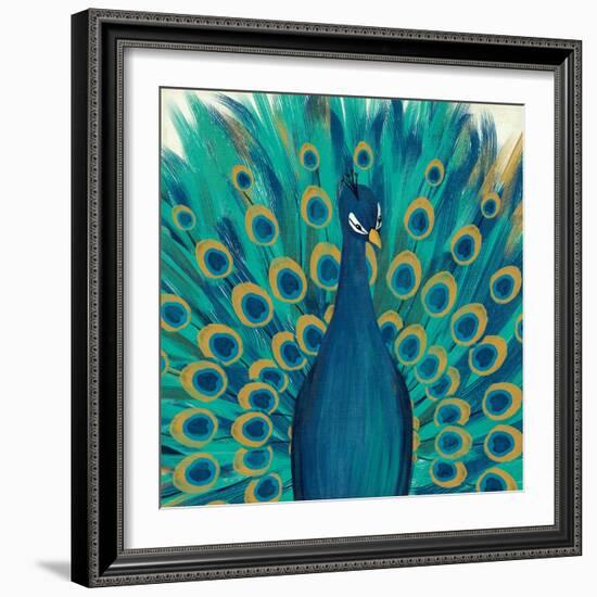 Proud as a Peacock I-Veronique Charron-Framed Art Print