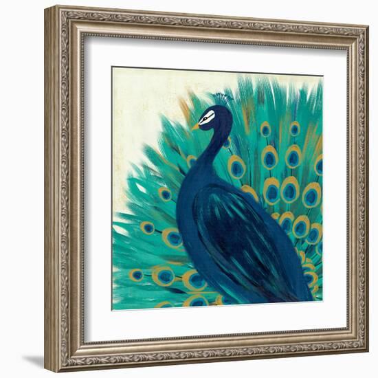 Proud as a Peacock II-Veronique Charron-Framed Art Print