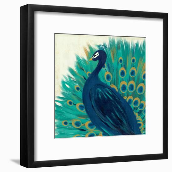 Proud as a Peacock II-Veronique Charron-Framed Art Print