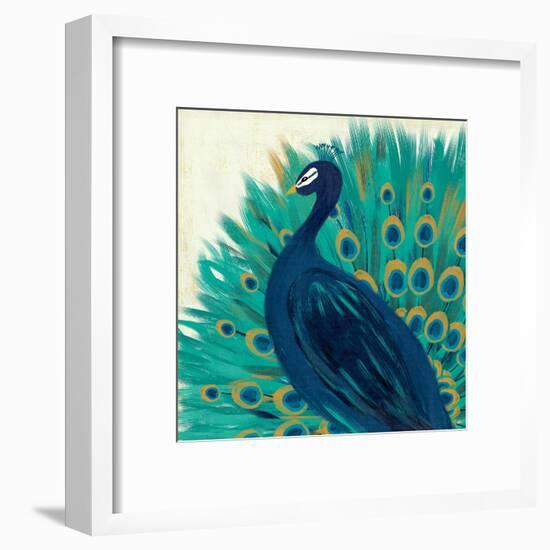 Proud as a Peacock II-Veronique Charron-Framed Art Print