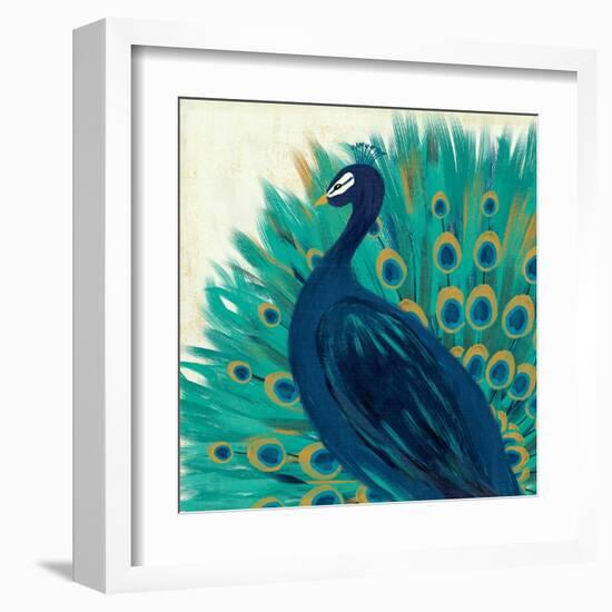 Proud as a Peacock II-Veronique Charron-Framed Art Print