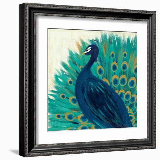 Proud as a Peacock II-Veronique Charron-Framed Art Print