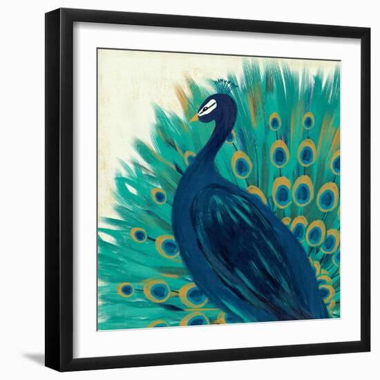 Proud as a Peacock II-Veronique Charron-Framed Art Print