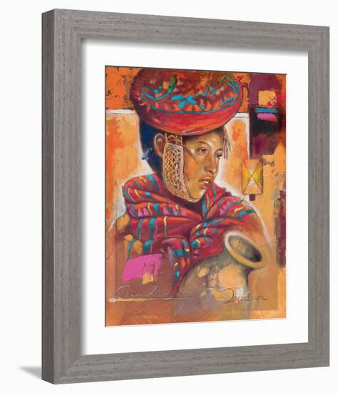 Proud of Her Costume-Joadoor-Framed Art Print