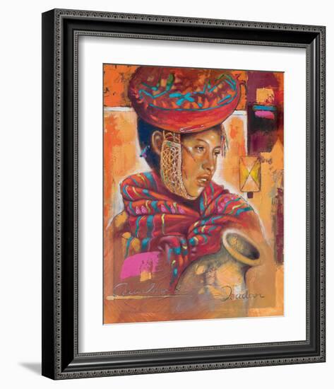 Proud of Her Costume-Joadoor-Framed Art Print