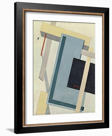 Proun 4 B, 1919-1920-El Lissitzky-Framed Giclee Print