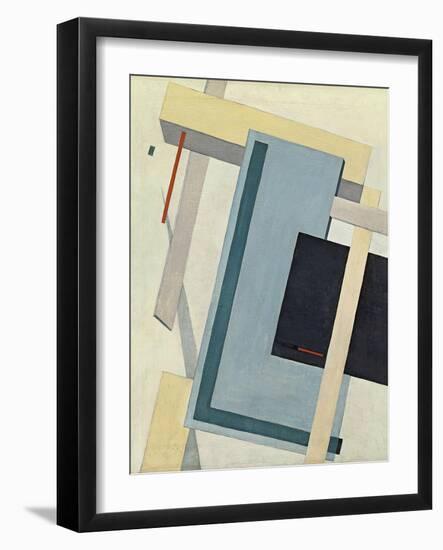 Proun 4 B, 1919-1920-El Lissitzky-Framed Giclee Print