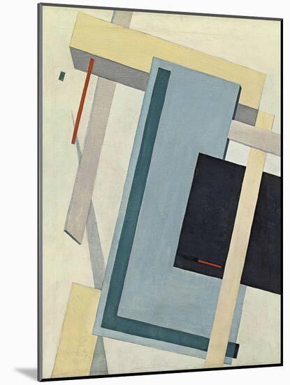 Proun 4 B, 1919-1920-El Lissitzky-Mounted Giclee Print