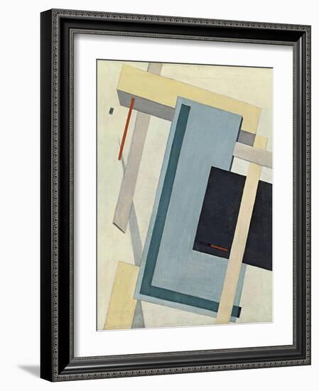 Proun 4 B, 1919-1920-El Lissitzky-Framed Giclee Print