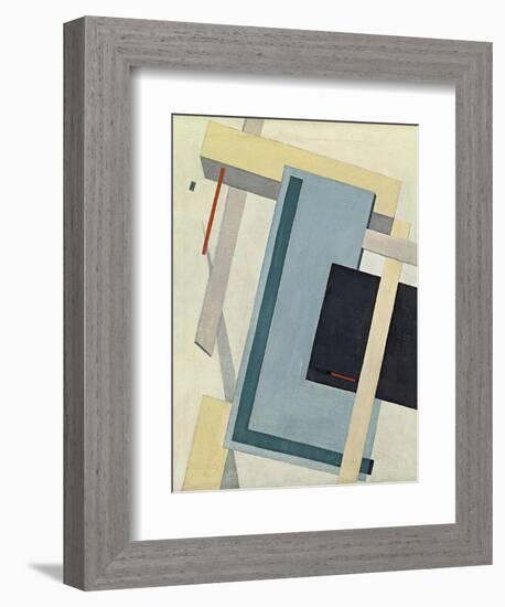 Proun 4 B, 1919-1920-El Lissitzky-Framed Giclee Print