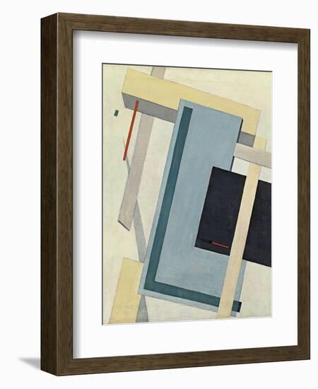 Proun 4 B, 1919-1920-El Lissitzky-Framed Giclee Print