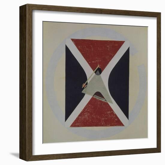 Proun 43, 1924-El Lissitzky-Framed Giclee Print