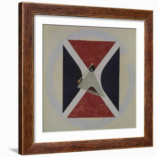 Proun 43, 1924-El Lissitzky-Framed Giclee Print