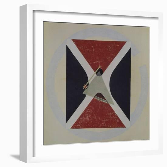 Proun 43, 1924-El Lissitzky-Framed Giclee Print