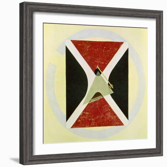 Proun 43, 1924-El Lissitzky-Framed Giclee Print