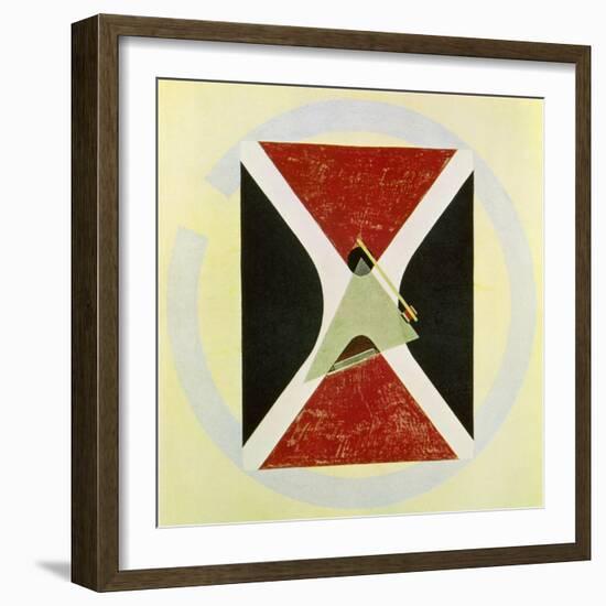 Proun 43, 1924-El Lissitzky-Framed Giclee Print