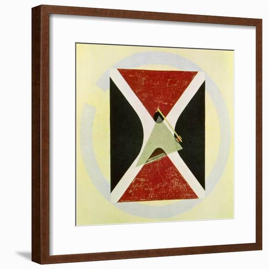 Proun 43, 1924-El Lissitzky-Framed Giclee Print