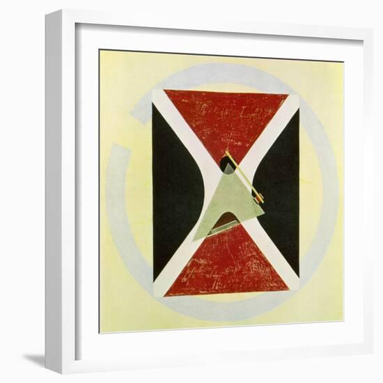 Proun 43, 1924-El Lissitzky-Framed Giclee Print