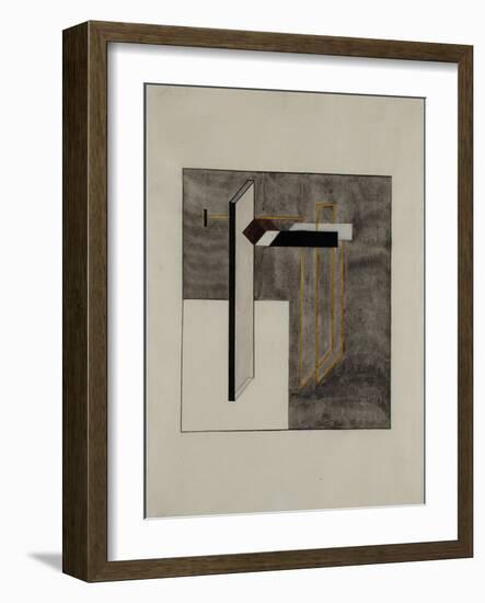 Proun 4B-El Lissitzky-Framed Giclee Print