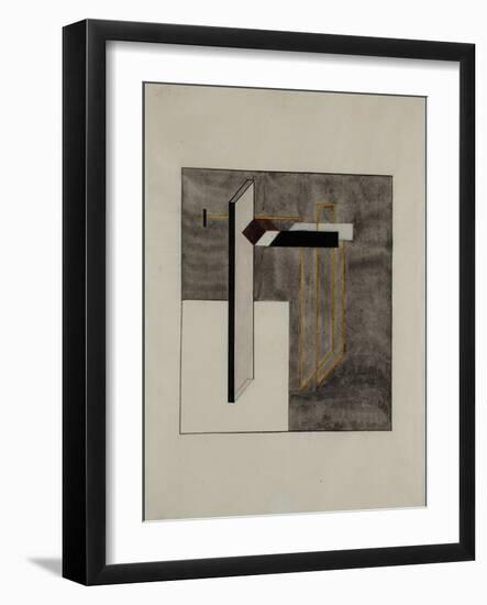 Proun 4B-El Lissitzky-Framed Giclee Print