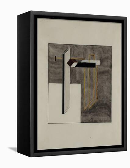 Proun 4B-El Lissitzky-Framed Premier Image Canvas