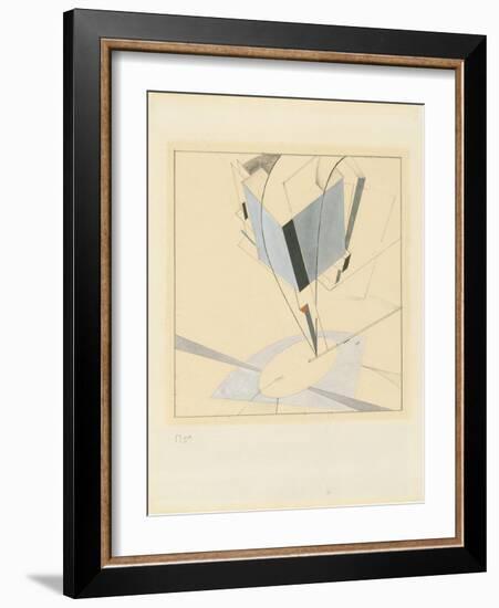 Proun 5-El Lissitzky-Framed Giclee Print