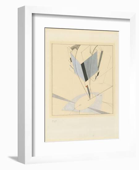 Proun 5-El Lissitzky-Framed Giclee Print