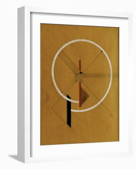 Proun, c.1920-21-El Lissitzky-Framed Giclee Print