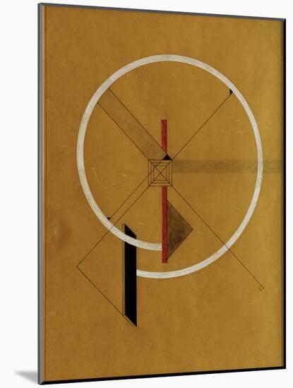Proun, c.1920-21-El Lissitzky-Mounted Giclee Print