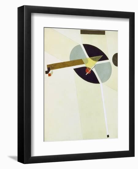 Proun G 7, 1923-El Lissitzky-Framed Giclee Print