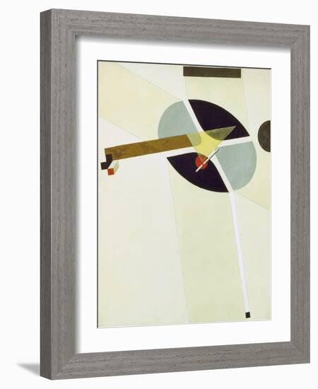 Proun G 7, 1923-El Lissitzky-Framed Giclee Print