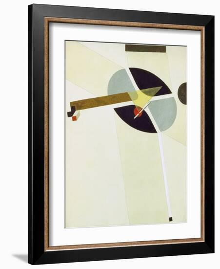 Proun G 7, 1923-El Lissitzky-Framed Giclee Print