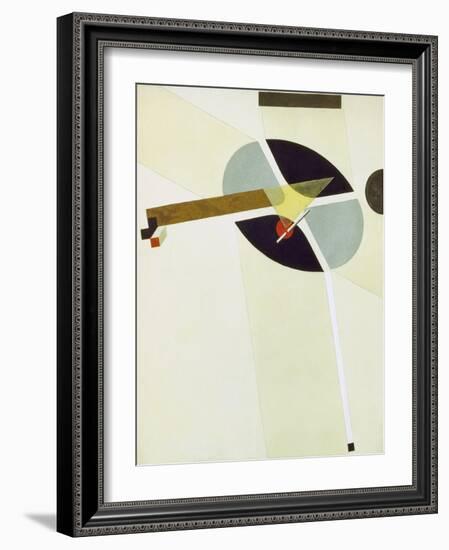 Proun G 7, 1923-El Lissitzky-Framed Giclee Print