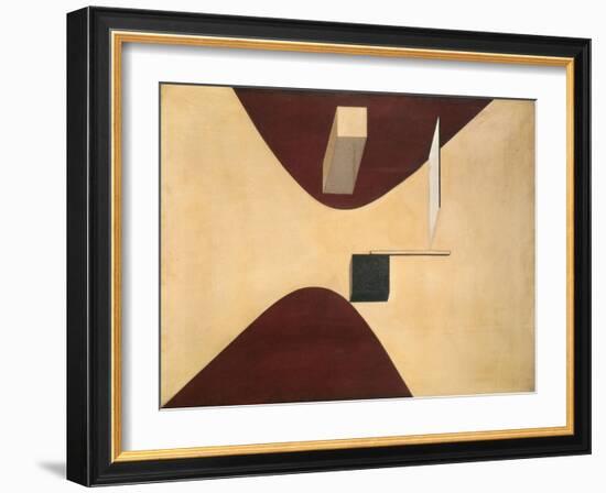 Proun P23, No. 6-El Lissitzky-Framed Giclee Print