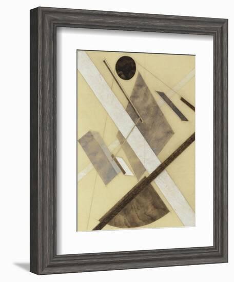 Proun: Path of Energy and Dynamic Flows, c.1920-El Lissitzky-Framed Giclee Print