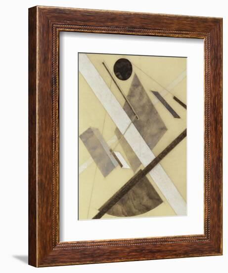 Proun: Path of Energy and Dynamic Flows, c.1920-El Lissitzky-Framed Giclee Print