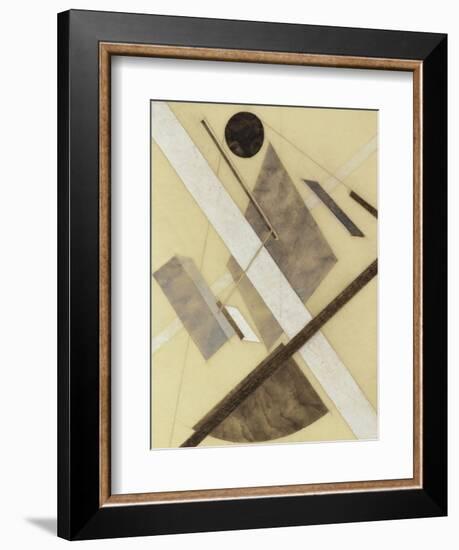 Proun: Path of Energy and Dynamic Flows, c.1920-El Lissitzky-Framed Giclee Print