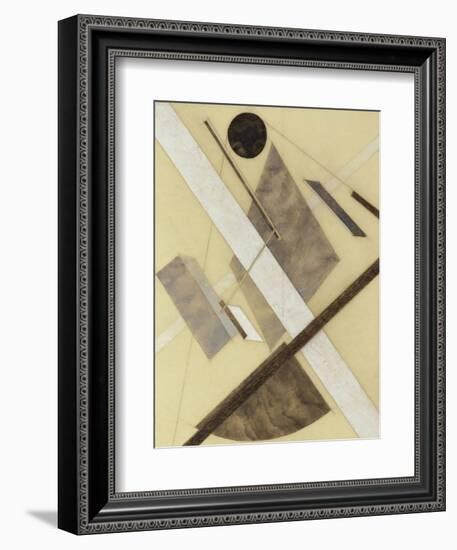 Proun: Path of Energy and Dynamic Flows, c.1920-El Lissitzky-Framed Giclee Print