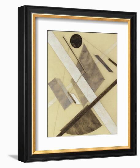 Proun: Path of Energy and Dynamic Flows, c.1920-El Lissitzky-Framed Giclee Print