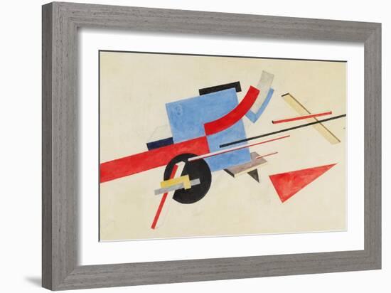 Proun. Street Decoration Design, 1921-El Lissitzky-Framed Giclee Print