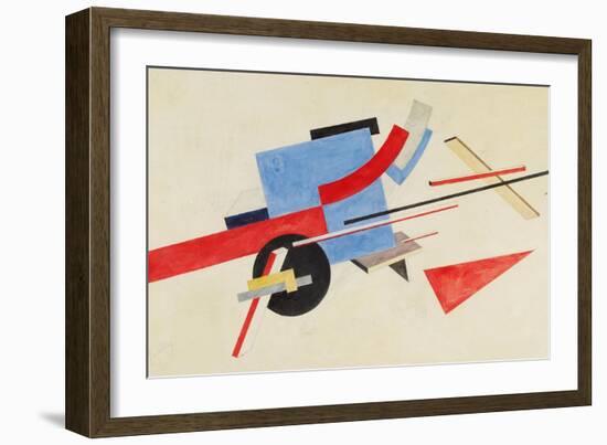 Proun. Street Decoration Design, 1921-El Lissitzky-Framed Giclee Print