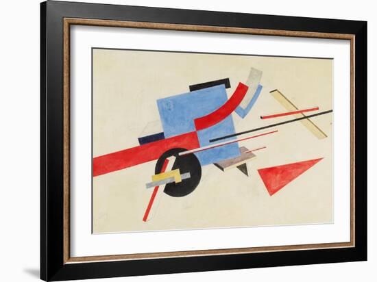 Proun. Street Decoration Design, 1921-El Lissitzky-Framed Giclee Print