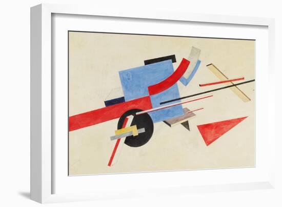 Proun. Street Decoration Design, 1921-El Lissitzky-Framed Giclee Print