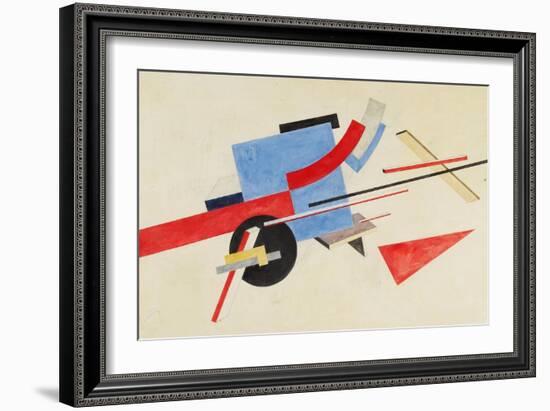 Proun. Street Decoration Design, 1921-El Lissitzky-Framed Giclee Print