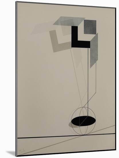 Proun-El Lissitzky-Mounted Giclee Print