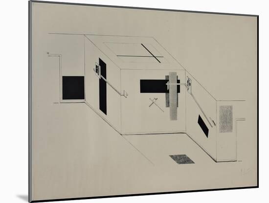 Proun-El Lissitzky-Mounted Giclee Print