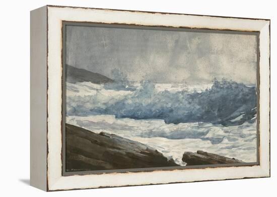 Prout's Neck, Breakers, 1883-Winslow Homer-Framed Premier Image Canvas